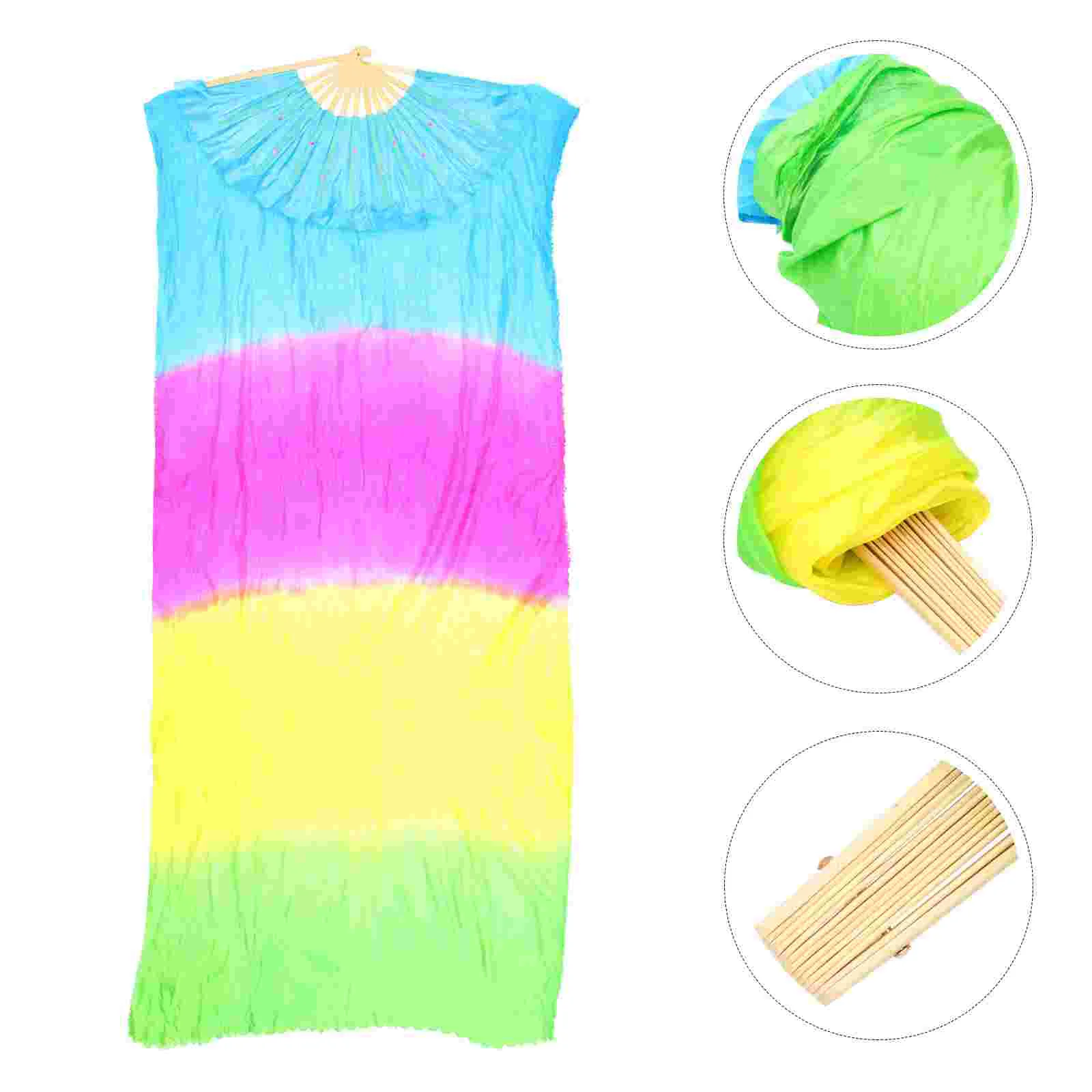 Веер для танца живота, шелковые веера, китайская Фата для танца, Бамбуковая цветная Фата для танца живота, для выступлений, Yangko 
Веер для танца живота, шелковые веера, китайская Фата для танца, Бамбуковая цветная Фата для танца живота, для выступлений, Yangko