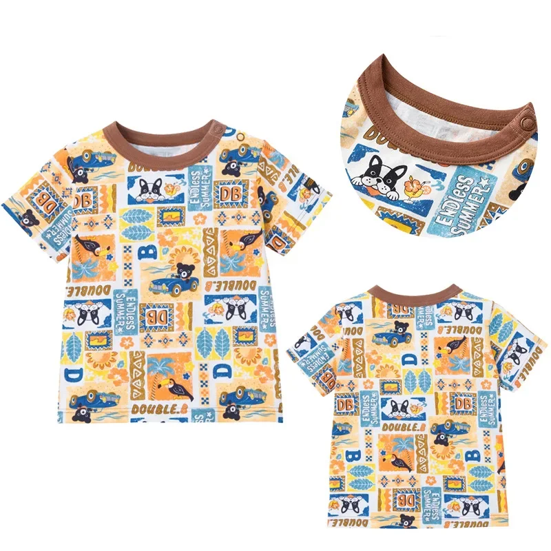 Футболка детская летняя с коротким рукавом и принтом 
Футболка детская летняя с коротким рукавом и принтом