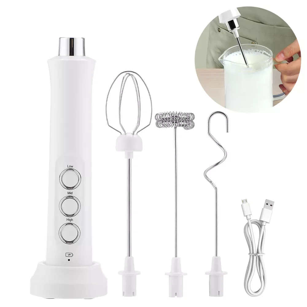 In 1 Portable Rechargeable Milk Frother Foam Maker Handheld Foamer High Speeds Drink Mixer Coffee Frothing Wand
In 1 Portable Rechargeable Milk Frother Foam Maker Handheld Foamer High Speeds Drink Mixer Coffee Frothing Wand