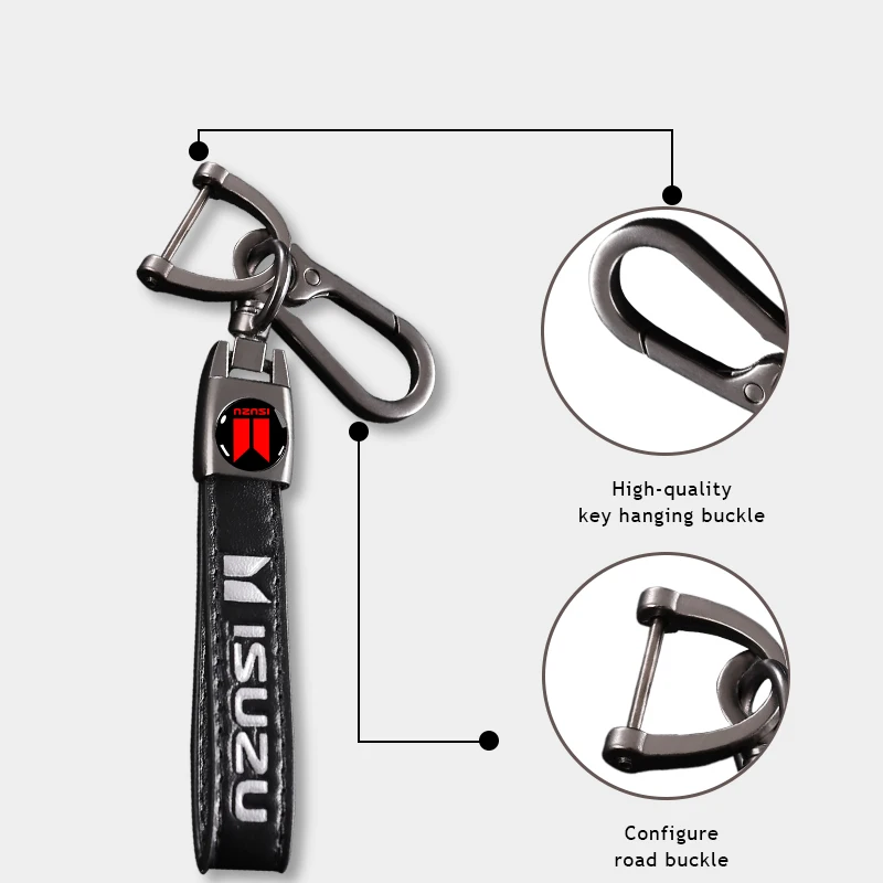 Стайлинг автомобиля брелок кольцо для ключей Подвеска Аксессуары с логотипом Isuzu