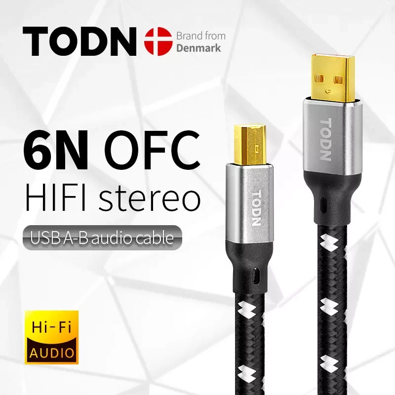 NEW2023 Hifi USB Cable High Quality 6N OFC silver Type A to Type B Hifi Data audio digital Cable For DAC
NEW2023 Hifi USB Cable High Quality 6N OFC silver Type A to Type B Hifi Data audio digital Cable For DAC