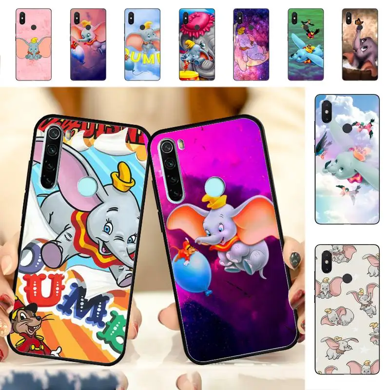 

Disney Cartoon Dumbo Phone Case for Redmi Note 8 7 9 4 6 pro max T X 5A 3 10 lite pro