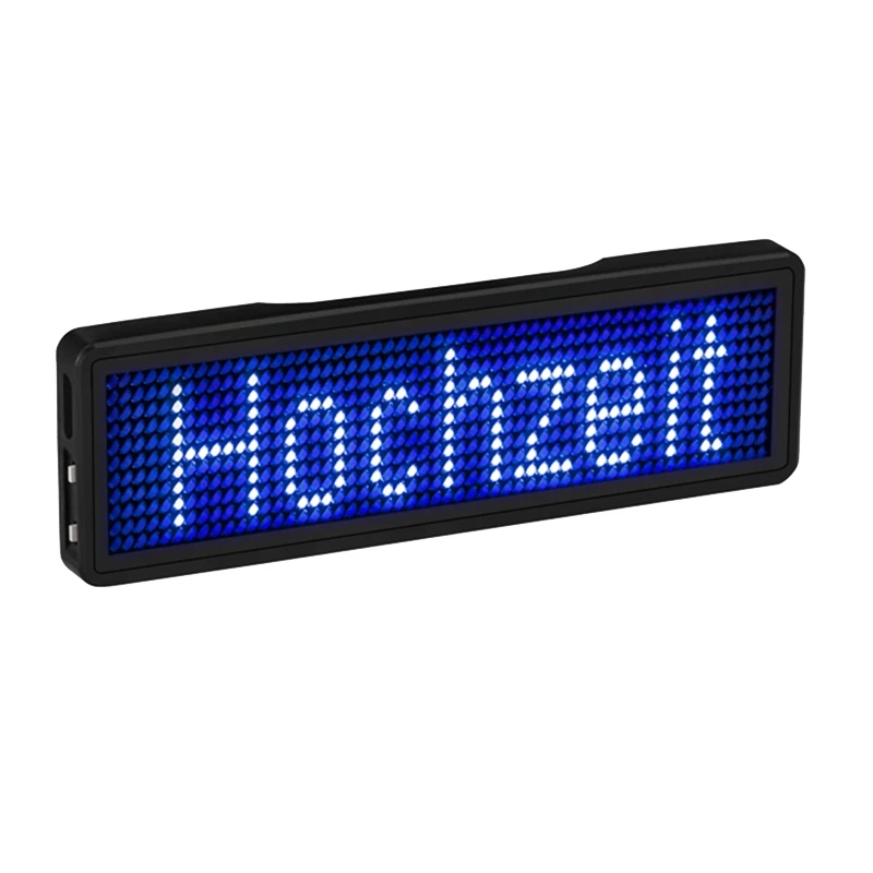 Bluetooth LED Name Badge Rechargeable Light Sign DIY Programmable Scrolling Message Board Display LED,Type 5
Bluetooth LED Name Badge Rechargeable Light Sign DIY Programmable Scrolling Message Board Display LED,Type 5