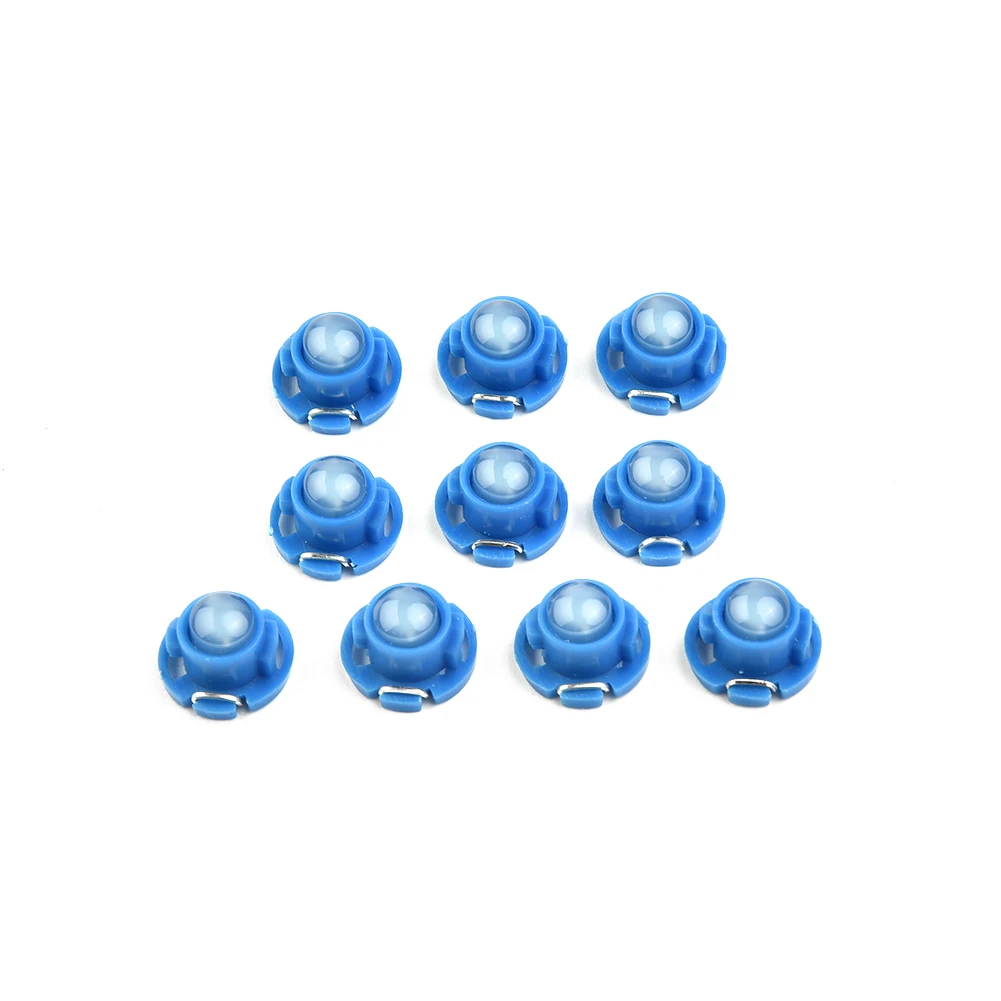 10 X LED Bulbs Blue T5/ T4.7 DC 1 SMD 12V Neo Wedge LED Bulb Car Universal Dash Climate Control Instrument Base Light
10 X LED Bulbs Blue T5/ T4.7 DC 1 SMD 12V Neo Wedge LED Bulb Car Universal Dash Climate Control Instrument Base Light