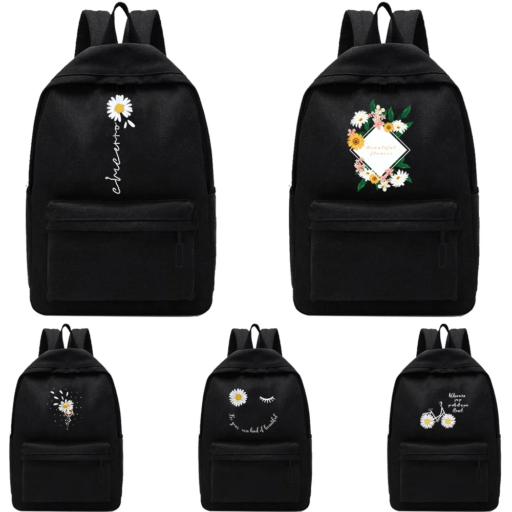 Women's Backpack Multifunction Double Zipper Teenager Laptop Backpack Student Shoulder Bag Color Daisy Korean Style Schoolbag
Women's Backpack Multifunction Double Zipper Teenager Laptop Backpack Student Shoulder Bag Color Daisy Korean Style Schoolbag
