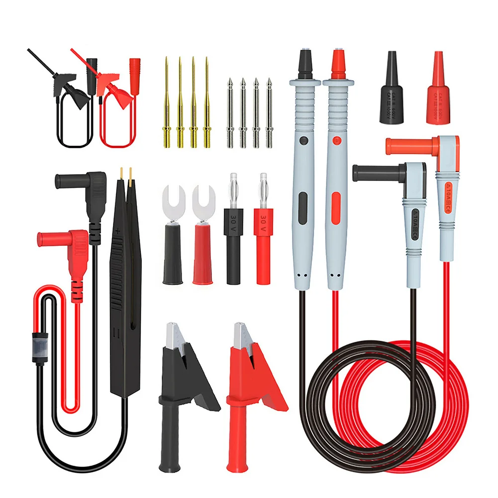 P1503E Multimeter Test Lead Probe Replaceable Needle Test Lead Kit Universal Cable For Multi-Meter Multimeters Tester Wire Tips
P1503E Multimeter Test Lead Probe Replaceable Needle Test Lead Kit Universal Cable For Multi-Meter Multimeters Tester Wire Tips