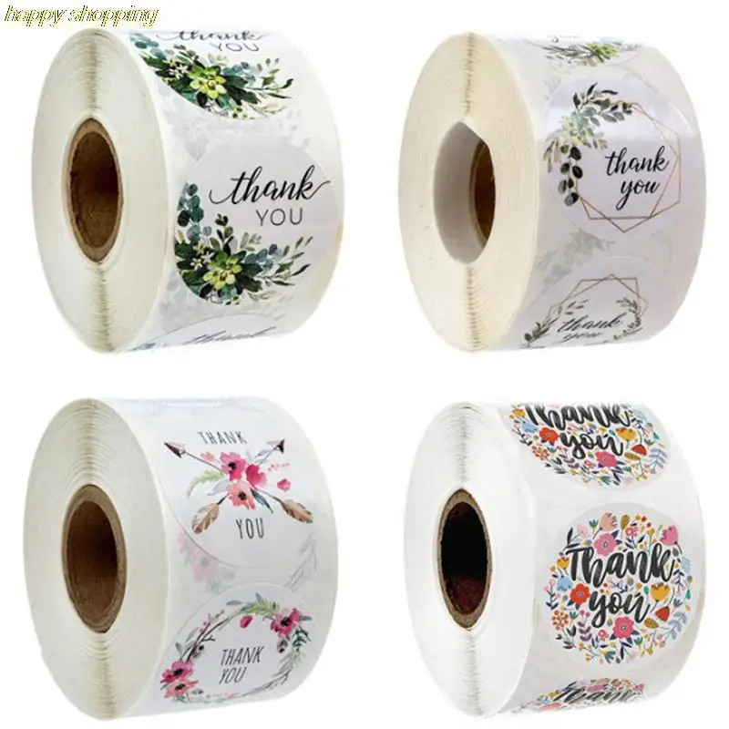 500pcs/roll round floral thank you stickers scrapbooking for package seal labels custom sticker decoration wedding sticker
500pcs/roll round floral thank you stickers scrapbooking for package seal labels custom sticker decoration wedding sticker