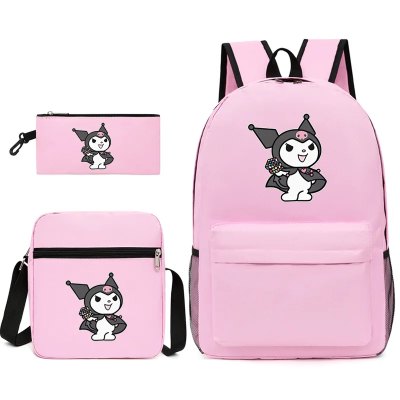 The New Three-piece Set of Starry Sky Cartoon Kulomi Surrounding Students Shoulder Bag Single Shoulder Bag Pencil Bag
The New Three-piece Set of Starry Sky Cartoon Kulomi Surrounding Students Shoulder Bag Single Shoulder Bag Pencil Bag