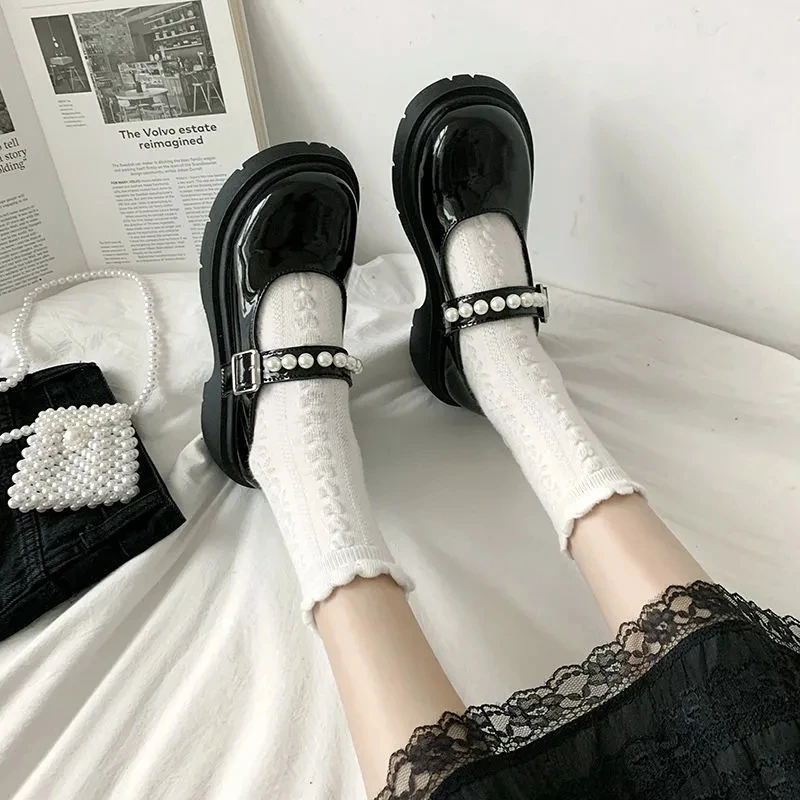 Lolita Retro Shoes Female British Style Thick Bottom College Style Women'S Shoes Japanese Casual Mary Jane Large Size Women'S Sh
Lolita Retro Shoes Female British Style Thick Bottom College Style Women'S Shoes Japanese Casual Mary Jane Large Size Women'S Sh