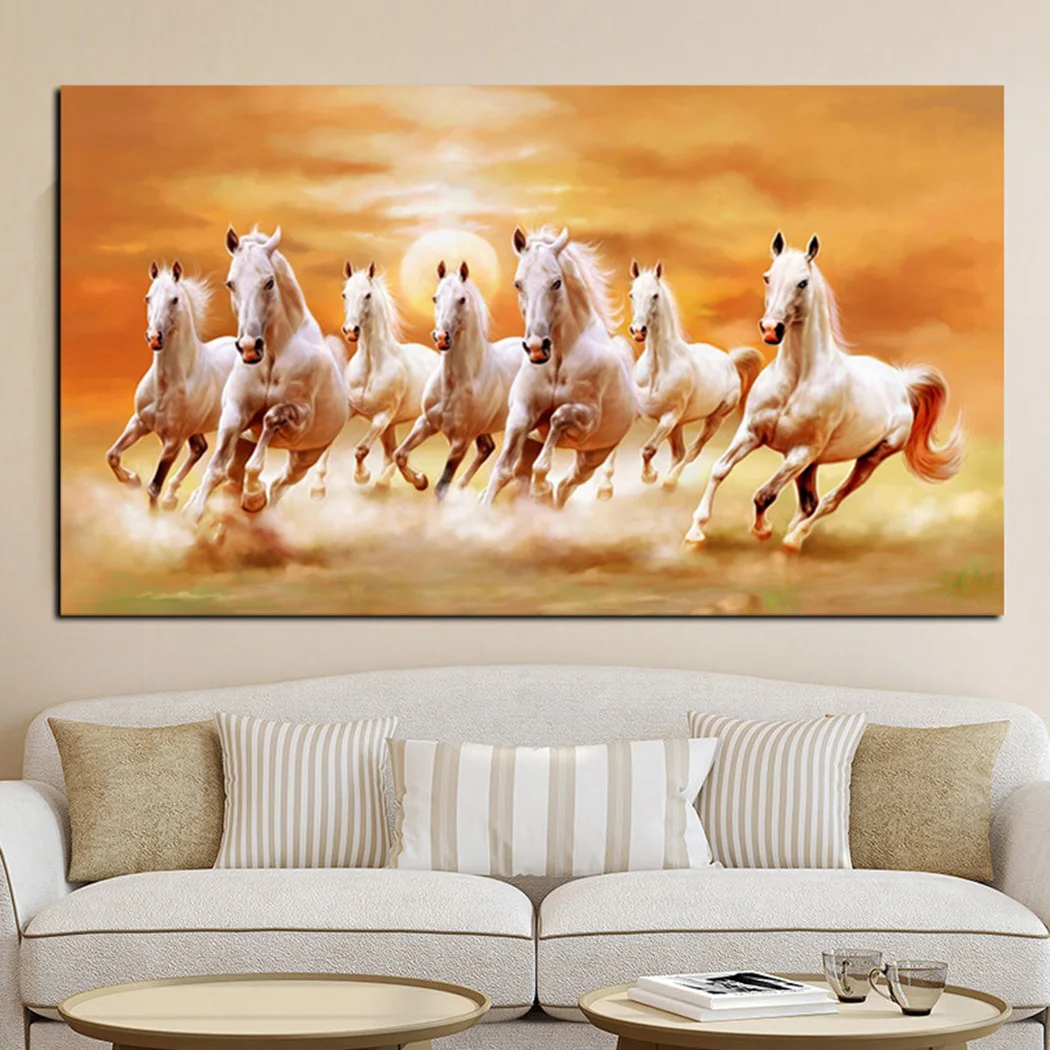 Decorative Canvas Painting Single Bedside Abstract Horse Racing White Horse Mural Decoration Art Print Poster Picture
Decorative Canvas Painting Single Bedside Abstract Horse Racing White Horse Mural Decoration Art Print Poster Picture