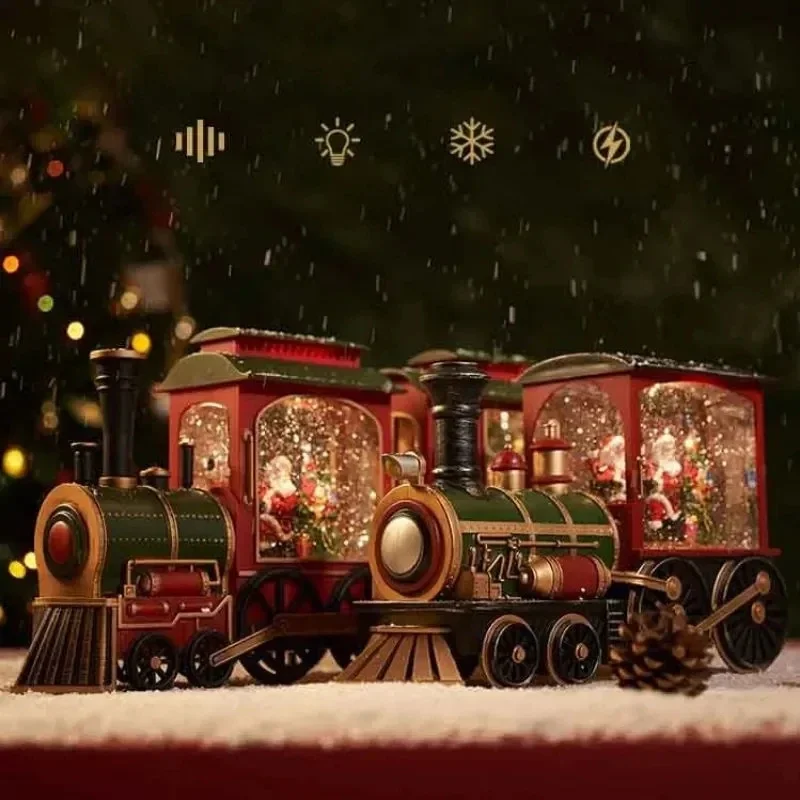 Santa Claus Snowman Christmas Gift Christmas Eve Music Box Train Music Box Crystal Ball Ornaments Table Decoration Toy Gift
Santa Claus Snowman Christmas Gift Christmas Eve Music Box Train Music Box Crystal Ball Ornaments Table Decoration Toy Gift