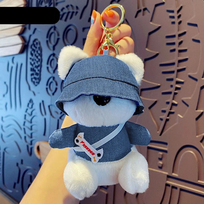 Original Cartoon Trendy Cool Puppy Plush Doll Key Pendant Toy Couple Backpack Pendant Car Keychain Creative Charm Accessories 
Original Cartoon Trendy Cool Puppy Plush Doll Key Pendant Toy Couple Backpack Pendant Car Keychain Creative Charm Accessories