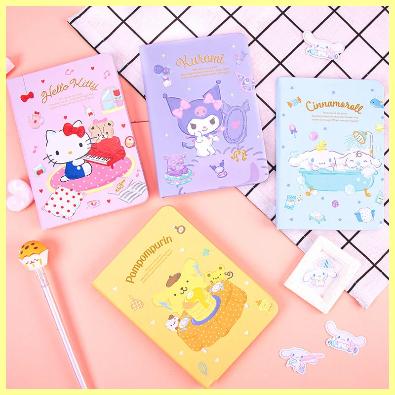 Sanrio Anime Series Kawaii Kuromi My Melody Cinnamoroll Kitty Little Twin Stars Cartoon A6 Student Notebook Kids Gift Book Toys
Sanrio Anime Series Kawaii Kuromi My Melody Cinnamoroll Kitty Little Twin Stars Cartoon A6 Student Notebook Kids Gift Book Toys