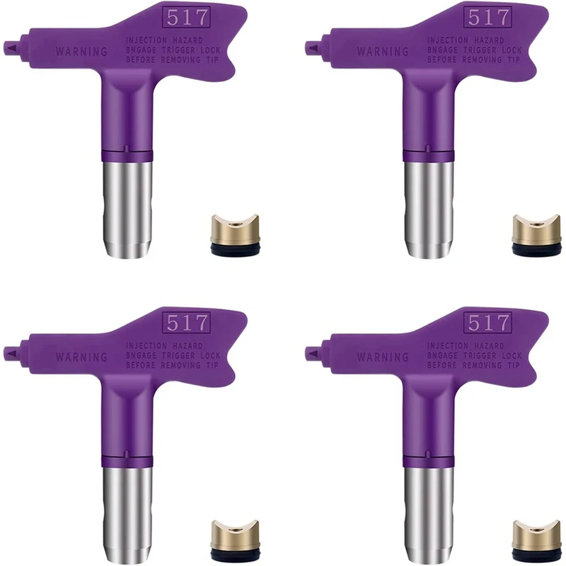 JFBL Hot 4 Pieces Reversible Sprayer Tips Airless Paint Spray Nozzle Tips Airless Paint Spraying Machine Parts
JFBL Hot 4 Pieces Reversible Sprayer Tips Airless Paint Spray Nozzle Tips Airless Paint Spraying Machine Parts