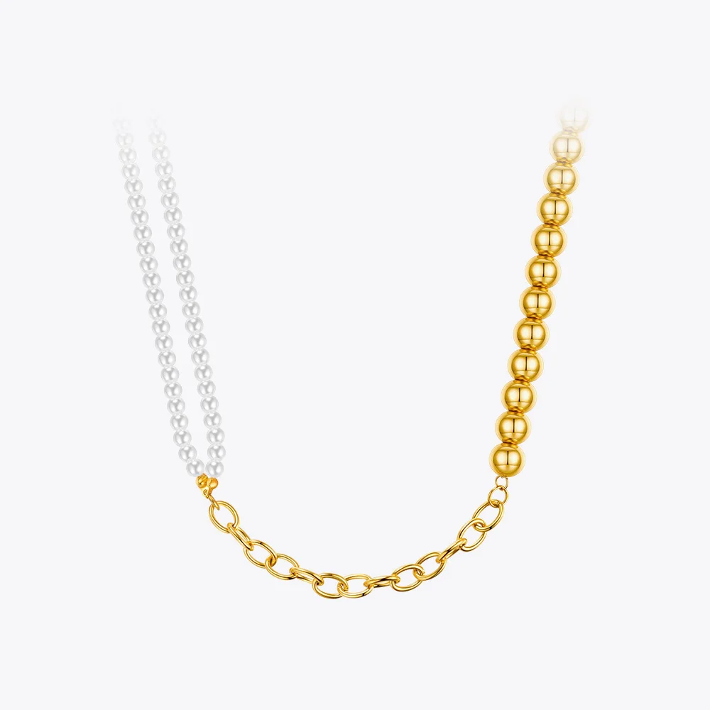 ENFASHION Balls Pearl Necklaces For Women Gold Color Necklace Stainless Steel Fashion Jewelry Choker Pulseras Naszyjnik P203173
ENFASHION Balls Pearl Necklaces For Women Gold Color Necklace Stainless Steel Fashion Jewelry Choker Pulseras Naszyjnik P203173