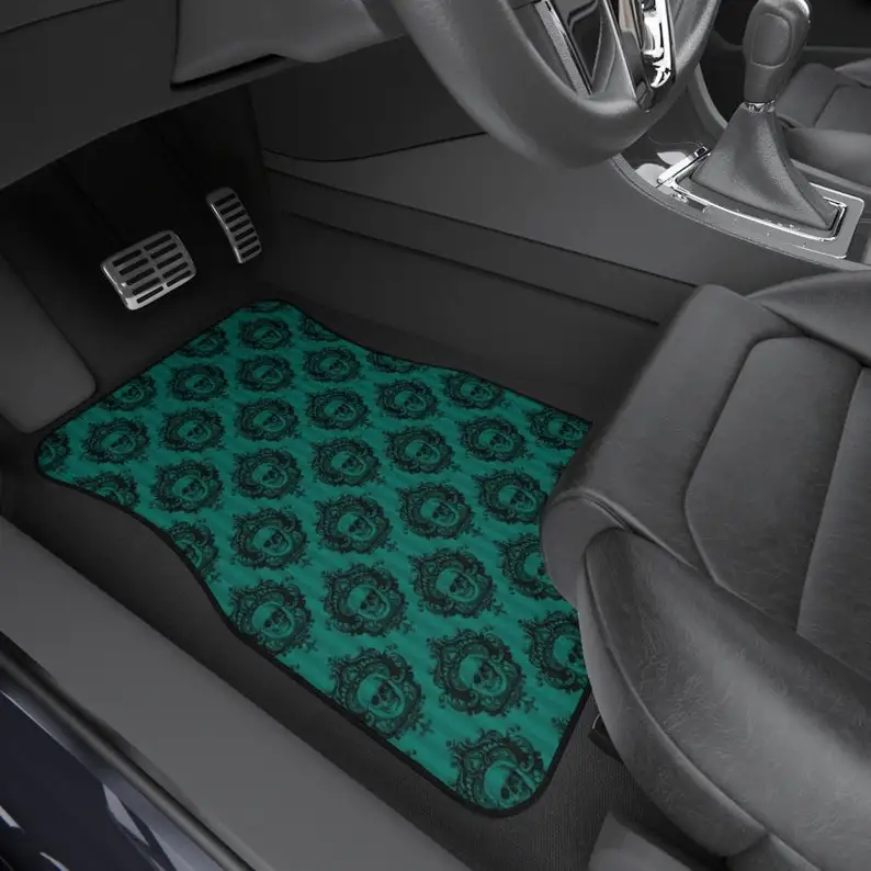 Car mats for men and women, truck car floor mats on green background, gothic car interior accessories for men and
Car mats for men and women, truck car floor mats on green background, gothic car interior accessories for men and