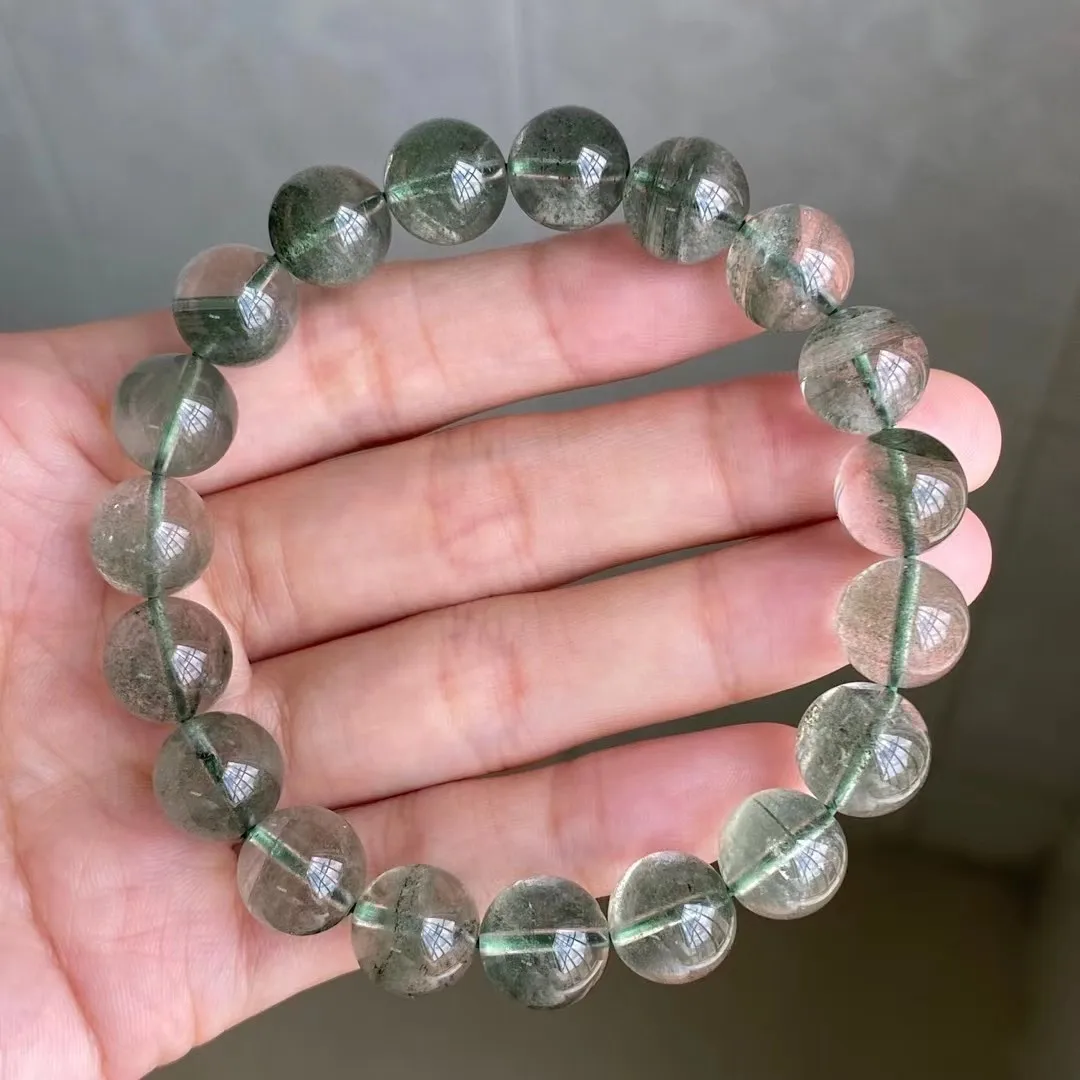 11mm Natural Green Phantom Quartz Bracelet Jewelry For Women Lady Men Love Lucky Gift Beads Crystal Energy Stone Strands AAAAA
11mm Natural Green Phantom Quartz Bracelet Jewelry For Women Lady Men Love Lucky Gift Beads Crystal Energy Stone Strands AAAAA