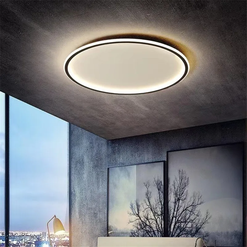 Modern minimalist circular ceiling lamp creative Black/White/Golden LED ceiling lamp restaurant study bedroom bedroom lighting
Modern minimalist circular ceiling lamp creative Black/White/Golden LED ceiling lamp restaurant study bedroom bedroom lighting