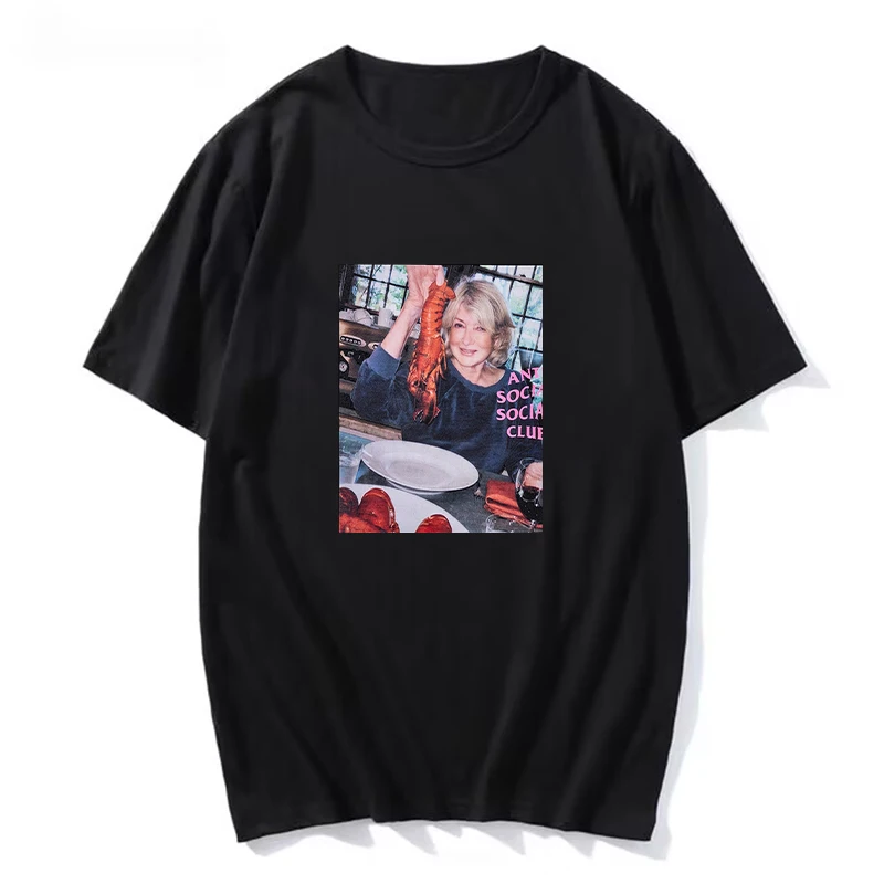 Black white top casual fashion cotton summer T-shirt men's large retro cartoon crayfish iron print
Black white top casual fashion cotton summer T-shirt men's large retro cartoon crayfish iron print