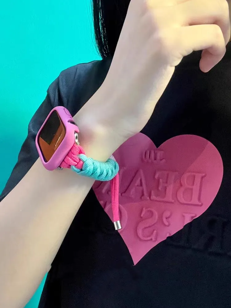 Плетеный Нейлоновый браслет для Apple Watch 7 Band 38/42 мм 40/44 мм, эластичный ремешок для IWatch 8SE 6 5 4 3 2 1 41/45 мм 49Ultra
Плетеный Нейлоновый браслет для Apple Watch 7 Band 38/42 мм 40/44 мм, эластичный ремешок для IWatch 8SE 6 5 4 3 2 1 41/45 мм 49Ultra