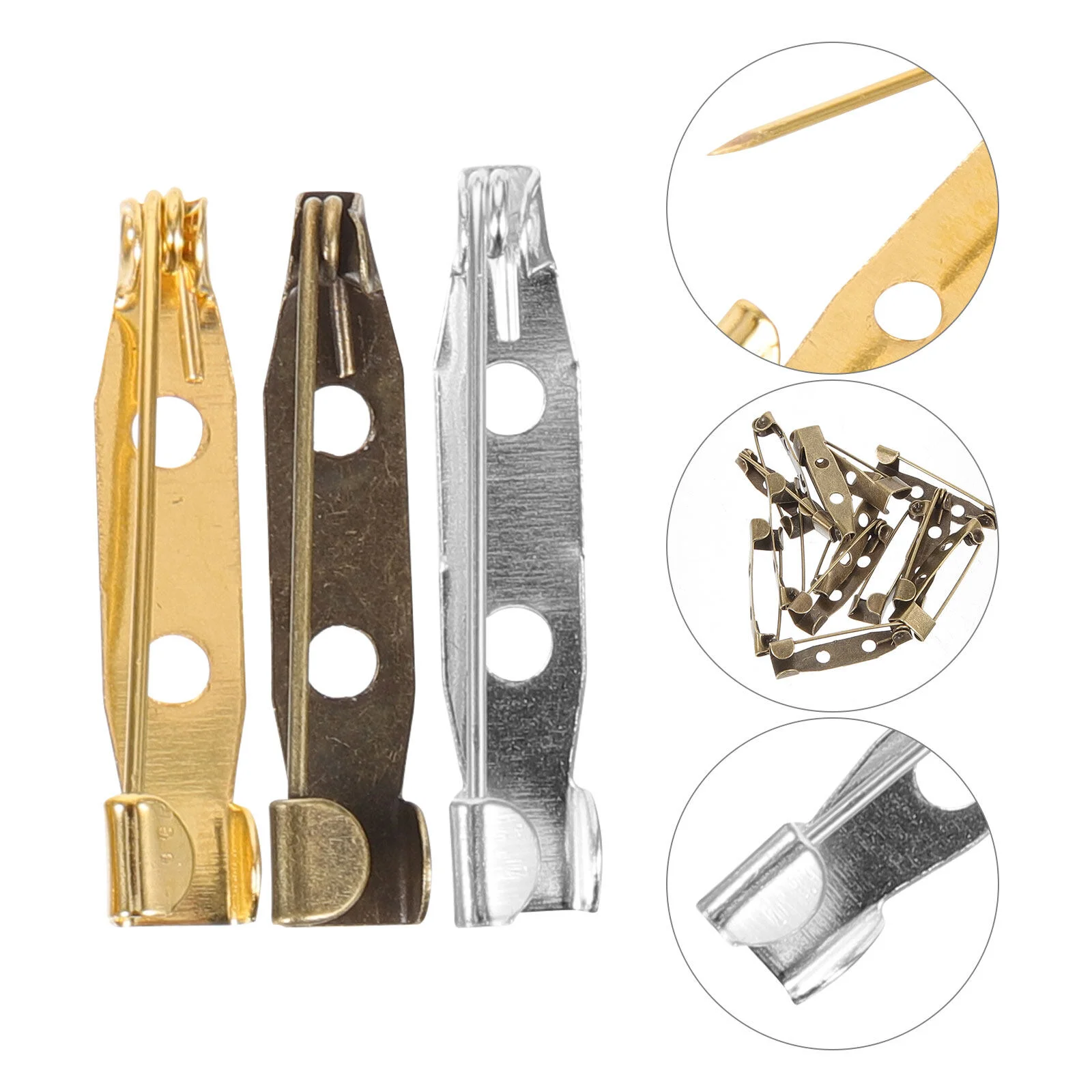 150 Pcs Glue Brooch Base Crafts Pins Safety Bar Making Brooches Accessories Clothes Corsage DIY Metal
150 Pcs Glue Brooch Base Crafts Pins Safety Bar Making Brooches Accessories Clothes Corsage DIY Metal