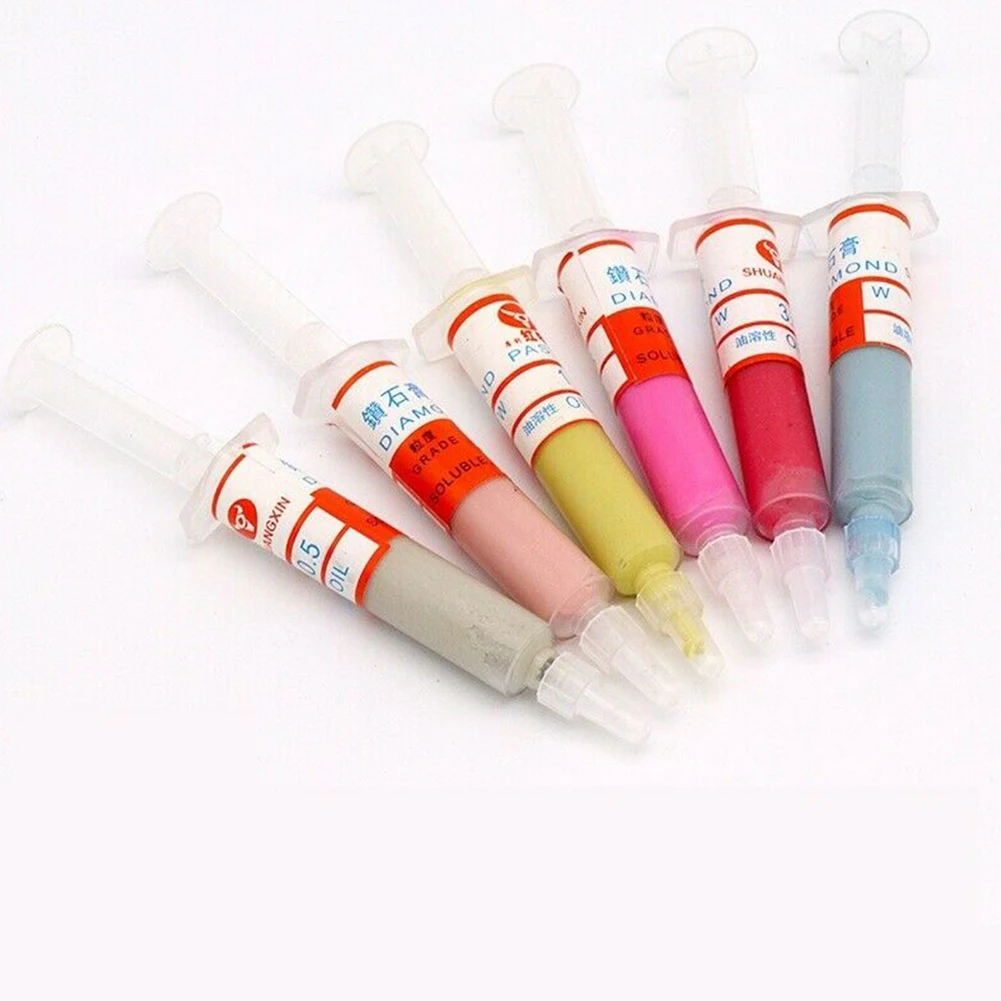 12Pcs Polishing Paste 320~10000 Grit 5g/ W0.5-W40 Polishing Compound Diamond For Metallurgical High-precision Polishing
12Pcs Polishing Paste 320~10000 Grit 5g/ W0.5-W40 Polishing Compound Diamond For Metallurgical High-precision Polishing