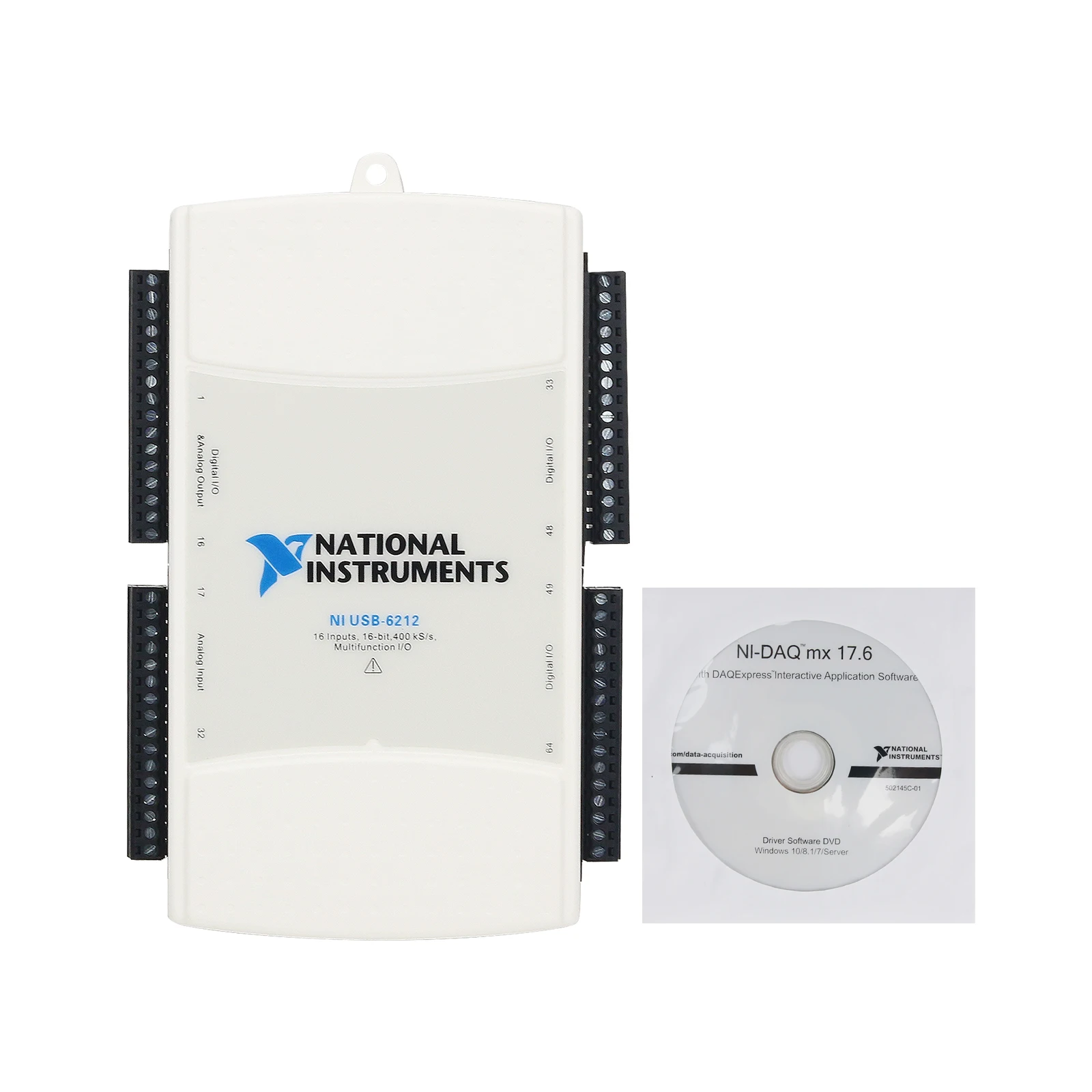 USB-6212 Data Acquisition Card 16 Inputs 16-Bit 400KS/s DAQ USB 780107-01 Multifunction I/O DAQ for NI
USB-6212 Data Acquisition Card 16 Inputs 16-Bit 400KS/s DAQ USB 780107-01 Multifunction I/O DAQ for NI