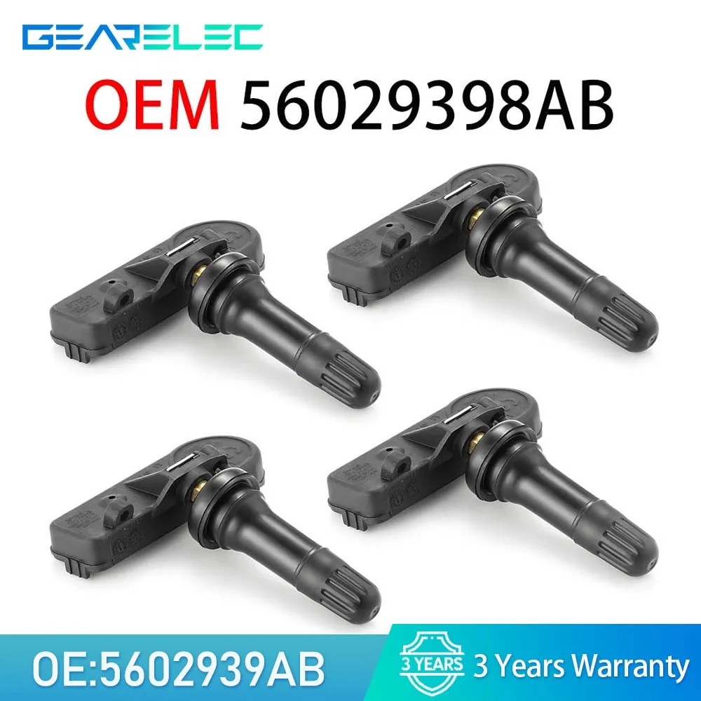 1/4 PCS 56029398AB For Jeep Grand Cherokee Wrangler Fiat 500 Freemont JF TPMS Tire Pressure Monitoring System Sensor 433MHZ
1/4 PCS 56029398AB For Jeep Grand Cherokee Wrangler Fiat 500 Freemont JF TPMS Tire Pressure Monitoring System Sensor 433MHZ