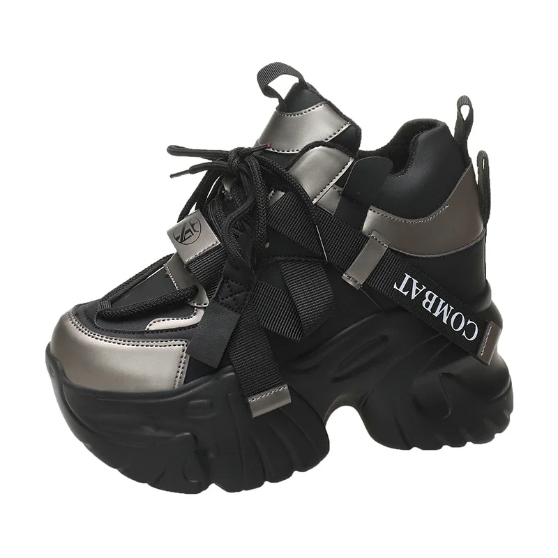 Women Autumn Winter Warm Chunky Sneakers Lace Up Platform Sports Shoes Woman Thick Bottom High Heels Female 11CM Wedges Sneakers
Women Autumn Winter Warm Chunky Sneakers Lace Up Platform Sports Shoes Woman Thick Bottom High Heels Female 11CM Wedges Sneakers
