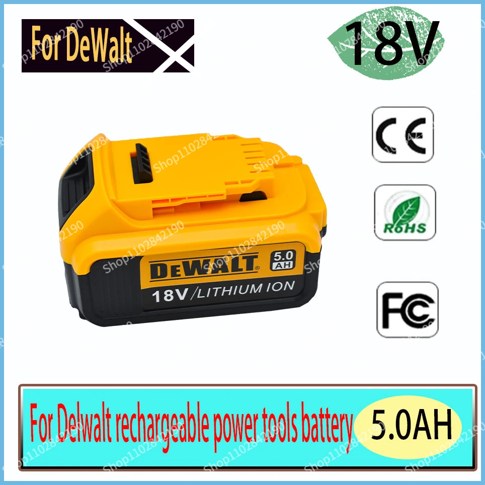 DeWalt For 18V 5000mAh Rechargeable Power Tools Battery with LED Li-ion Replacement DCB205 DCB204-2 DCB206
DeWalt For 18V 5000mAh Rechargeable Power Tools Battery with LED Li-ion Replacement DCB205 DCB204-2 DCB206