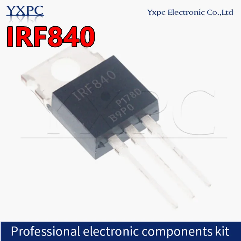 100pcs IRF840 TO-220 IRF840PBF TO220 N-CHANNEL ENHANCEMENT-MODE SILICON GATE TMOS POWER FIELD EFFECT TRANSISTOR
100pcs IRF840 TO-220 IRF840PBF TO220 N-CHANNEL ENHANCEMENT-MODE SILICON GATE TMOS POWER FIELD EFFECT TRANSISTOR
