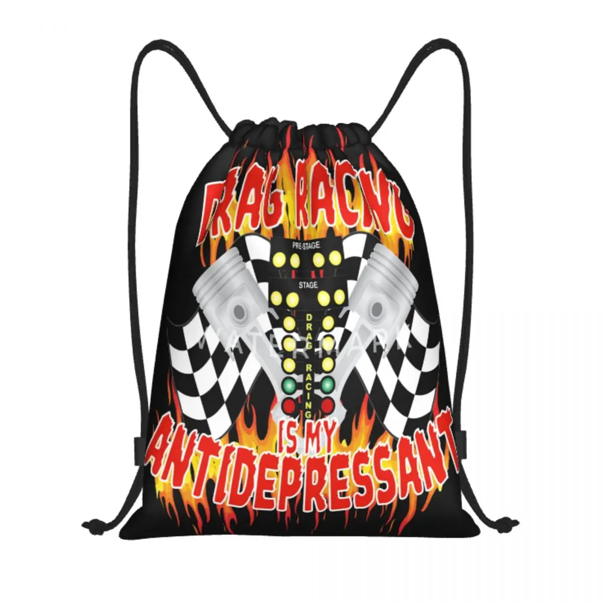 Drag Racing-мои антидепрессивные Сумки на шнурке, Современный рюкзак на шнурке, подходит для ежедневного использования, унисекс, по индивидуальному заказу 
Drag Racing-мои антидепрессивные Сумки на шнурке, Современный рюкзак на шнурке, подходит для ежедневного использования, унисекс, по индивидуальному заказу