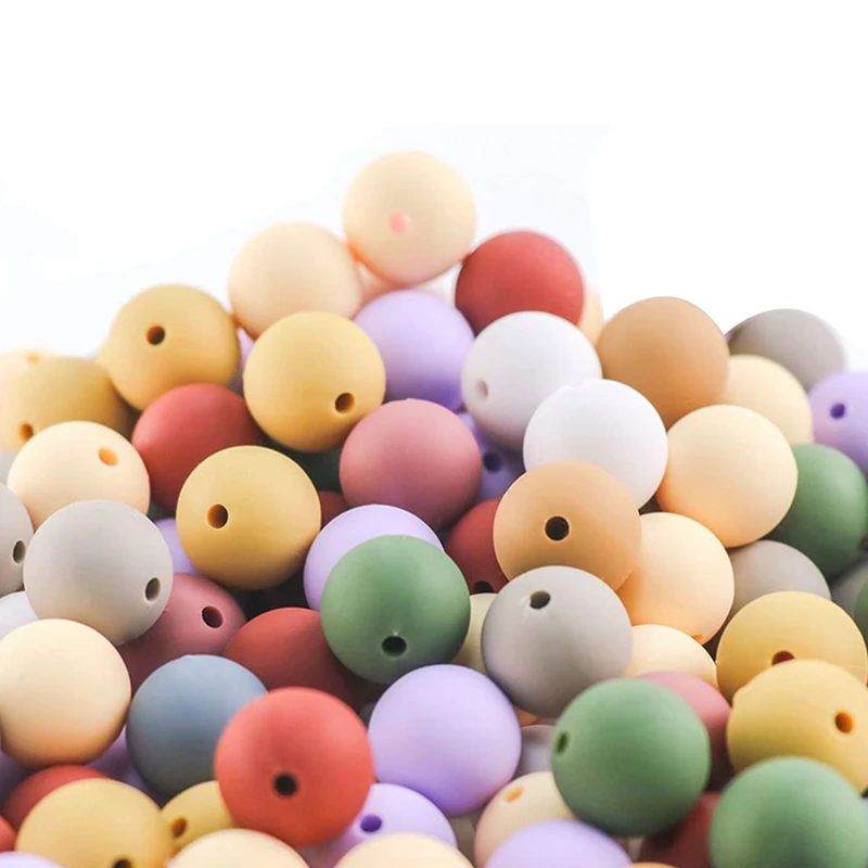 120 PCS Round Silicone Beads 15Mm,Colorful Silicone Loose Beads,DIY Crafts Beads For Jewelry Making
120 PCS Round Silicone Beads 15Mm,Colorful Silicone Loose Beads,DIY Crafts Beads For Jewelry Making