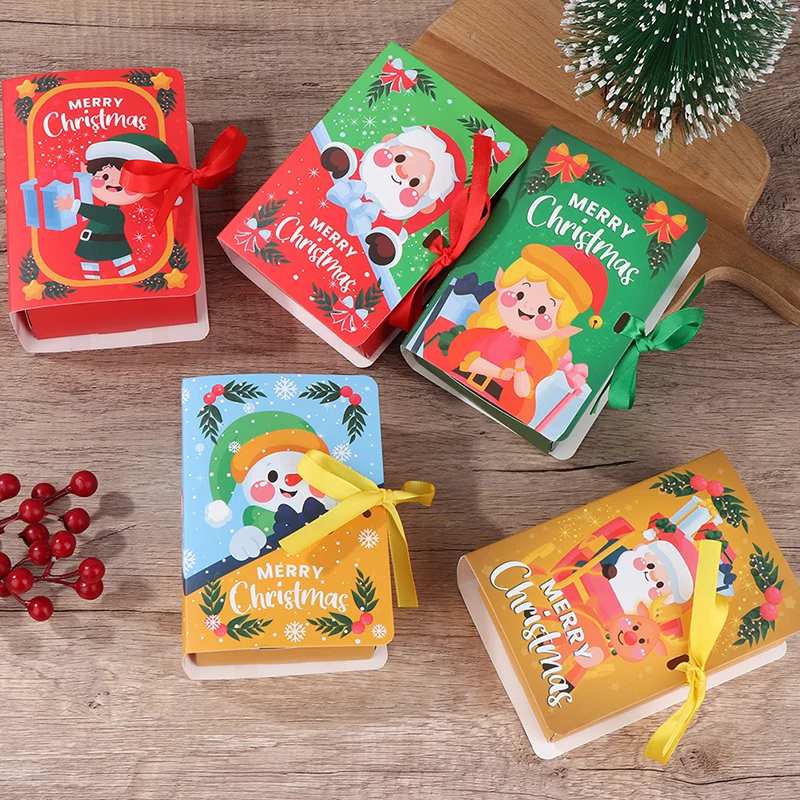 5Pcs Christmas Gift Box Books Candy Packaging Box Santa Claus Child Happy Year Party Favors Supplies
5Pcs Christmas Gift Box Books Candy Packaging Box Santa Claus Child Happy Year Party Favors Supplies