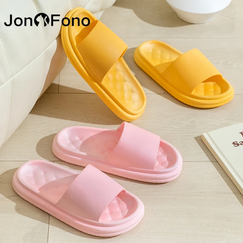 JonoFono 2022 Summer Women Slippers Home Indoor Bathroom Couples Flip Flops Thick Soft Sole Ins Casual Daily Footwear Size 35-45
JonoFono 2022 Summer Women Slippers Home Indoor Bathroom Couples Flip Flops Thick Soft Sole Ins Casual Daily Footwear Size 35-45