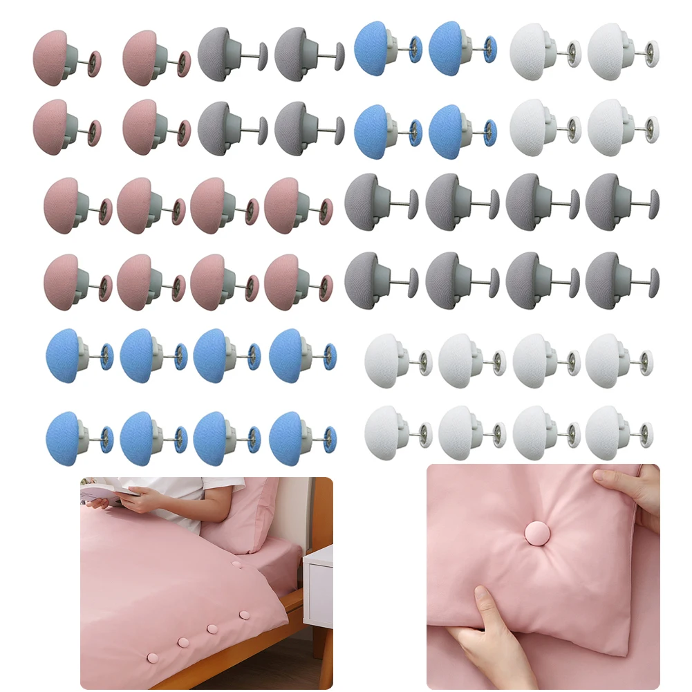 4/8pcs Duvet Sheet Fixer Antiskid Stripe Mushroom Shape Bed Cover Grippers No-shedding One Button Unlocking for Furniture Covers
4/8pcs Duvet Sheet Fixer Antiskid Stripe Mushroom Shape Bed Cover Grippers No-shedding One Button Unlocking for Furniture Covers
