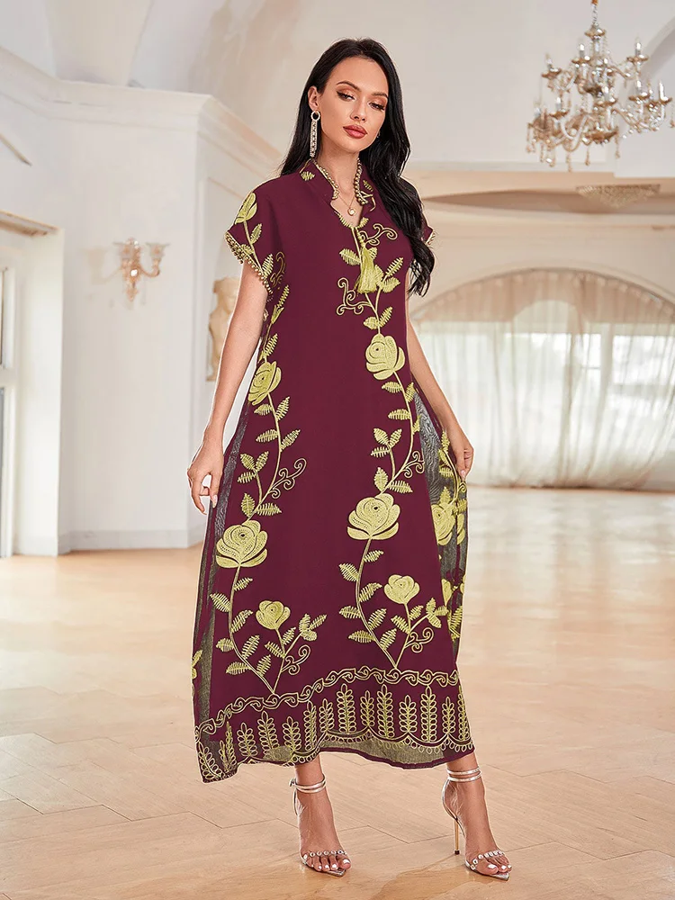 TOLEEN Women Casual Elegant Maxi Long Dress 2022 Summer Luxury Embroidery Flower Abaya Turkey African Evening Party Robe Vestido
TOLEEN Women Casual Elegant Maxi Long Dress 2022 Summer Luxury Embroidery Flower Abaya Turkey African Evening Party Robe Vestido