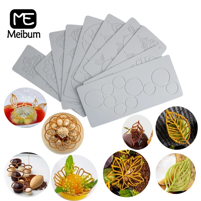 Meibum Dessert Border Decorating Tools 10 Types Sugarcraft Silicone Cake Molds Leaves and Geometric Textures Pastry Lace Mat
Meibum Dessert Border Decorating Tools 10 Types Sugarcraft Silicone Cake Molds Leaves and Geometric Textures Pastry Lace Mat