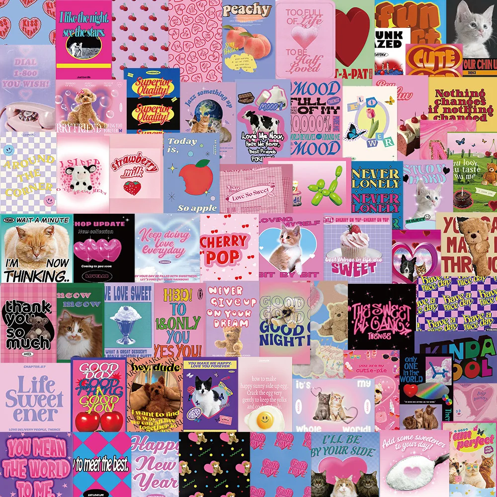 65pcs Vintage Pink Grils Aesthetic Stickers Decals DIY Motorcycle Skateboard Phone Cool Graffiti waterproof Sticker
65pcs Vintage Pink Grils Aesthetic Stickers Decals DIY Motorcycle Skateboard Phone Cool Graffiti waterproof Sticker