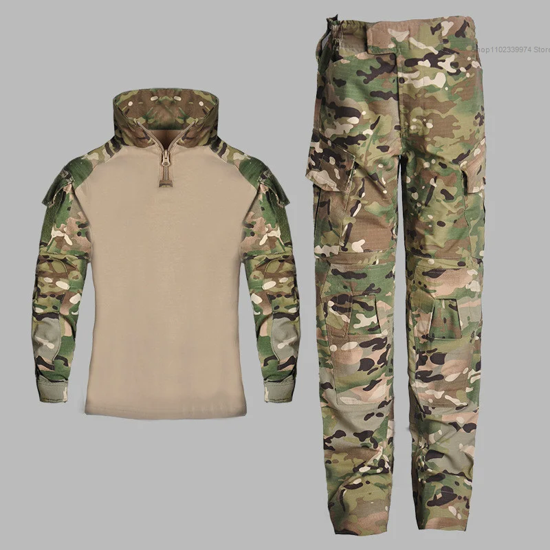 Children's Camouflage Training Clothes Suit Kids Outdoor CS Field Camping Hunting Military Combat Uniform Tactical Shirt Pants
Children's Camouflage Training Clothes Suit Kids Outdoor CS Field Camping Hunting Military Combat Uniform Tactical Shirt Pants