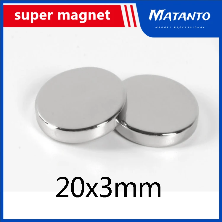 5/10/20pcs 20x3 Sheet Neodymium Magnet 20mmx3mm Round Powerful NdFeB Magnets 20x3mm Rare Earth Magnetic Disc magnet 
5/10/20pcs 20x3 Sheet Neodymium Magnet 20mmx3mm Round Powerful NdFeB Magnets 20x3mm Rare Earth Magnetic Disc magnet