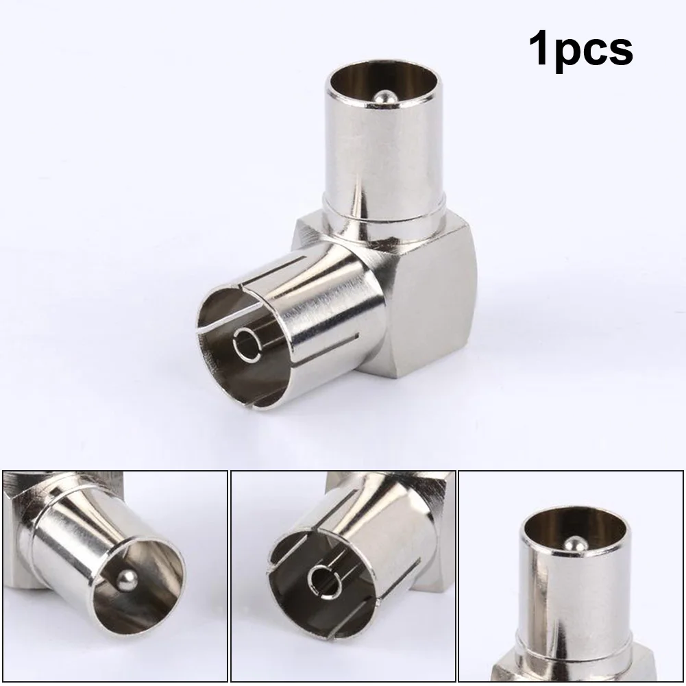 1pcs 90 Degree Right Angled TV Aerial Cable Connector RF Coaxial Plug Male And Female Adapter Adapter F Female Socket All Copper
1pcs 90 Degree Right Angled TV Aerial Cable Connector RF Coaxial Plug Male And Female Adapter Adapter F Female Socket All Copper