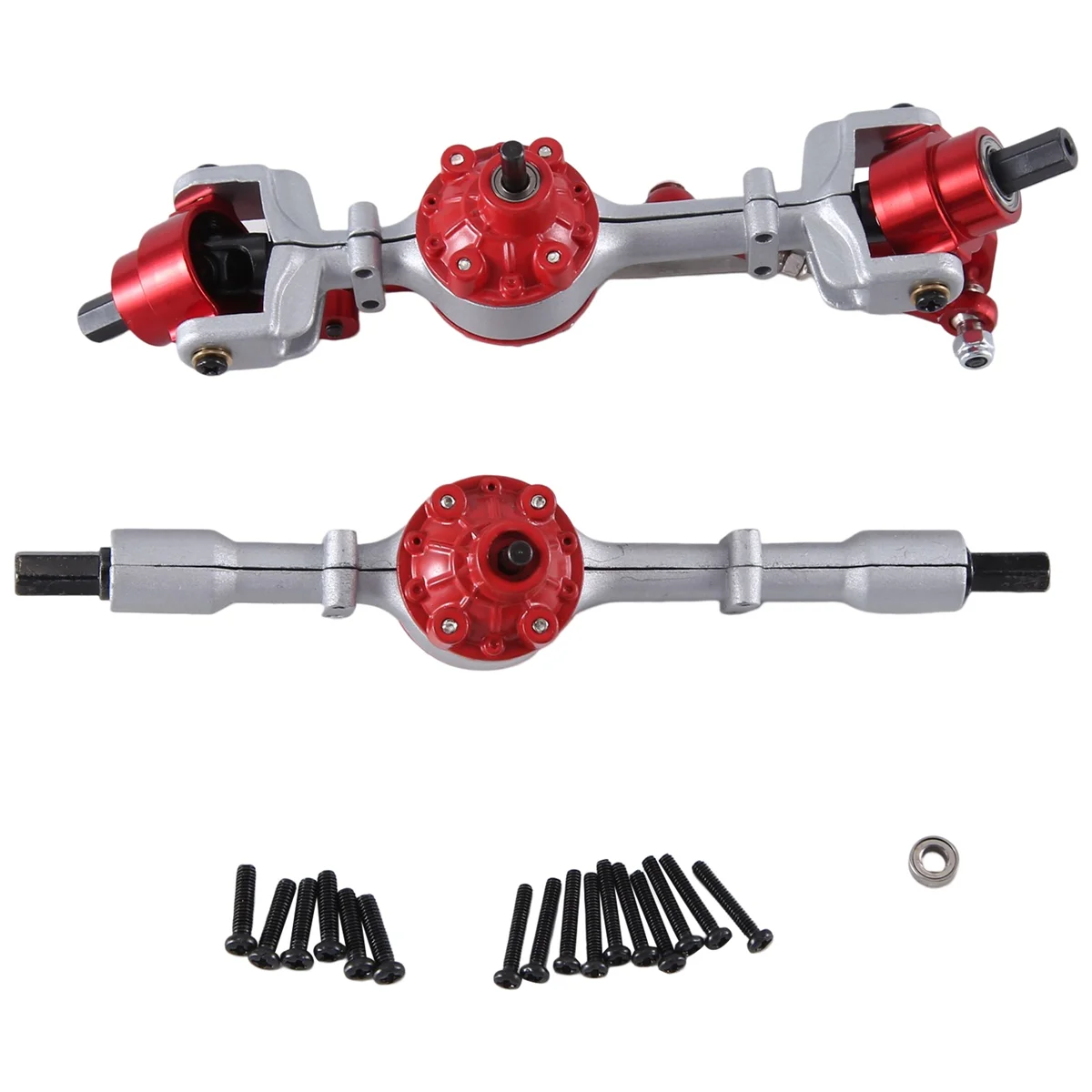 Suitable for 1/16 C14 C24 B14 B24 B16 B36 RC Car Metal Upgrade Front and Rear Axle embly 1
Suitable for 1/16 C14 C24 B14 B24 B16 B36 RC Car Metal Upgrade Front and Rear Axle embly 1