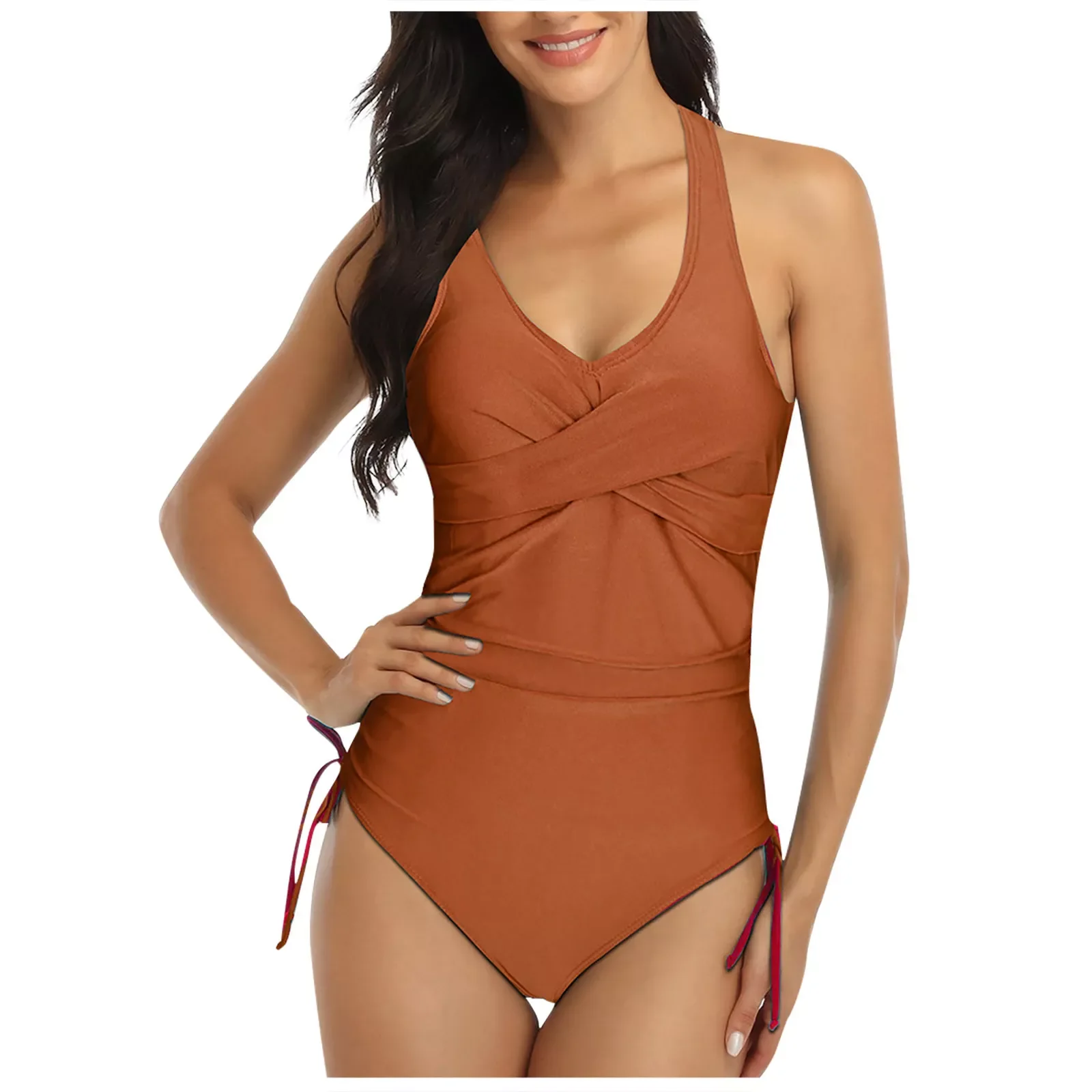 NEW IN Cross Drawstring One-piece Swimsuit Monoki Sexy Swimwear Women Solid Color Front Bikini Bathing Swimsuit Maillot De Bain
NEW IN Cross Drawstring One-piece Swimsuit Monoki Sexy Swimwear Women Solid Color Front Bikini Bathing Swimsuit Maillot De Bain