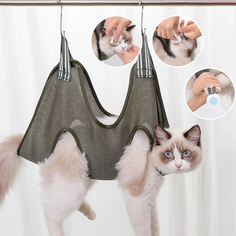 Гамак для ухода за кошками, подвесная Сумочка для стрижки когтей, против царапин и укусов, для ванной
Гамак для ухода за кошками, подвесная Сумочка для стрижки когтей, против царапин и укусов, для ванной