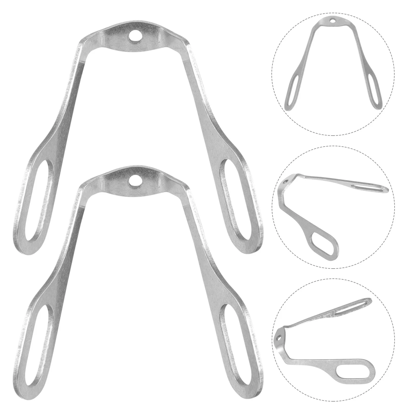 2 Pcs Glasses Nose Pad Bracket Sunglass Stand Frame Replacements Eyeglass Support Stainless Steel Pads
2 Pcs Glasses Nose Pad Bracket Sunglass Stand Frame Replacements Eyeglass Support Stainless Steel Pads