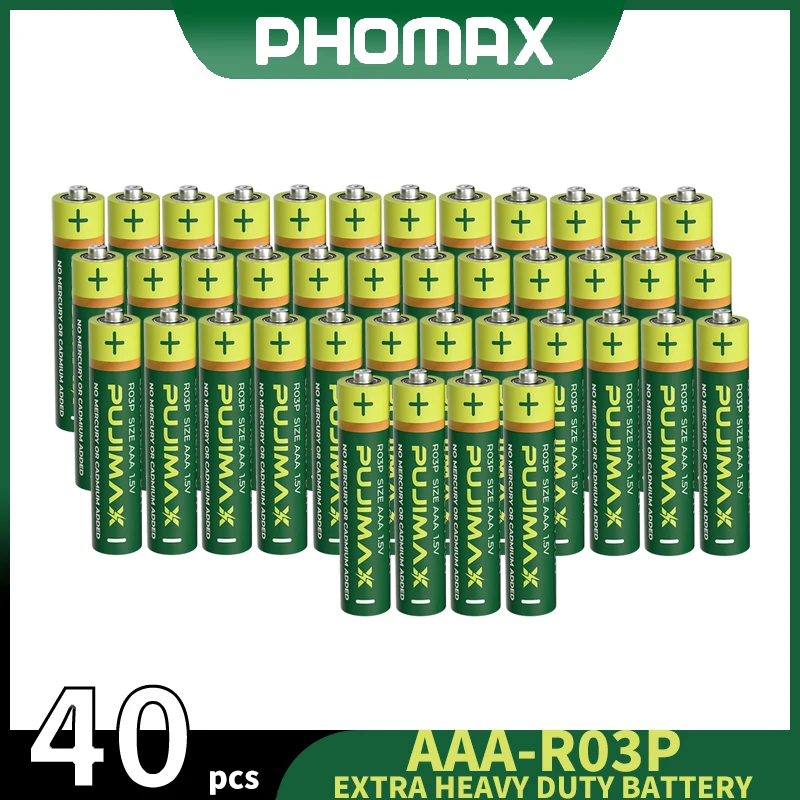 40 шт., одноразовые литий-ионные батарейки AAA 1,5 в
40 шт., одноразовые литий-ионные батарейки AAA 1,5 в