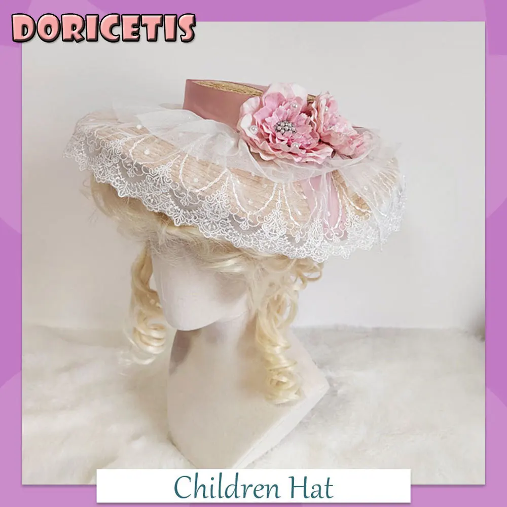 Children Hat Pretty Flower Bowknot Lace Decoration Straw Flat Top Hat Little Girl Summer Beach Sunscreen Wide Brimmed Sun Cap
Children Hat Pretty Flower Bowknot Lace Decoration Straw Flat Top Hat Little Girl Summer Beach Sunscreen Wide Brimmed Sun Cap