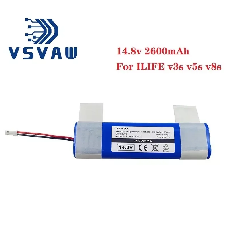 Original Rechargeable Battery For ILIFE V3s V5s V8s DF45 DF43 V3 X3 V50 V55 V5Lpro 14.8V 2600mAh Robotic Cleaner Parts
Original Rechargeable Battery For ILIFE V3s V5s V8s DF45 DF43 V3 X3 V50 V55 V5Lpro 14.8V 2600mAh Robotic Cleaner Parts