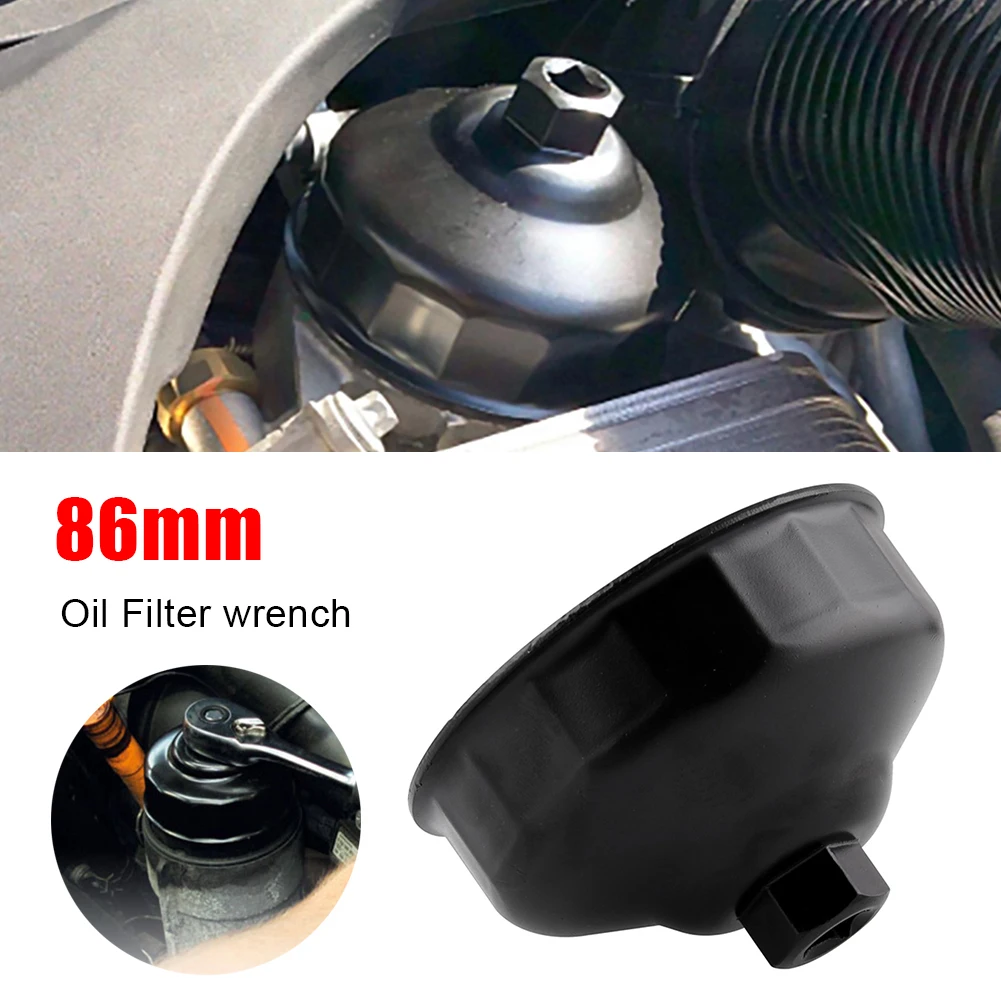 86mm Oil Filter Wrench 18 Flutes Oil Filter Cap Removal Socket Tool Aluminum Alloy Filter Housing Cap Removal Tool for BMW
86mm Oil Filter Wrench 18 Flutes Oil Filter Cap Removal Socket Tool Aluminum Alloy Filter Housing Cap Removal Tool for BMW